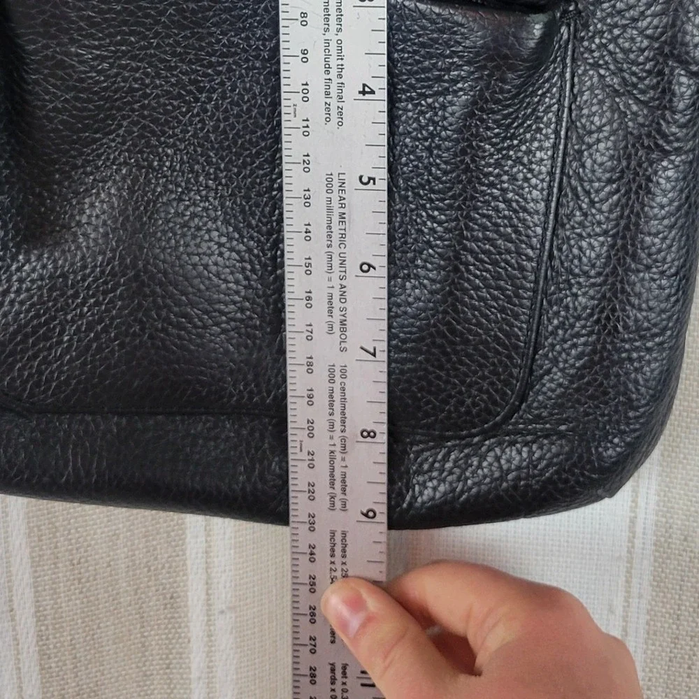 Vintage Fossil Leather Crossbody Bag and‎ Matching Wallet Black